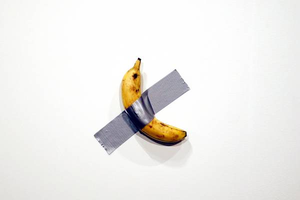 Banana artwork valued at €108,000 is eaten by visitor