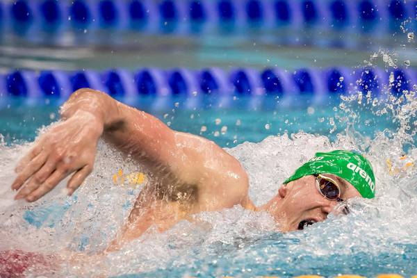 Shane Ryan sets new Irish record in 100m Freestyle at swimming championships
