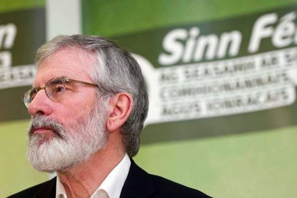 Sinn Féin to agree to enter a future coalition as junior partner