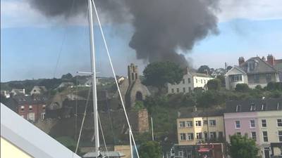 Fire breaks out at disused hotel in Howth