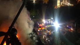 Firefighters battle blaze at derelict Cork factory