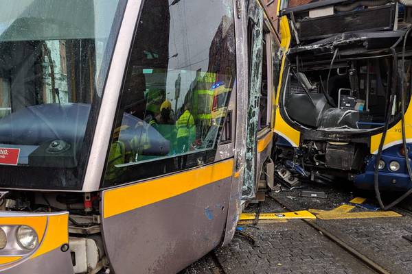Luas Red Line services return to normal after tram crash