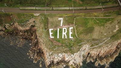 The second World War ‘Éire’ sign rescued from a Dublin cliffside