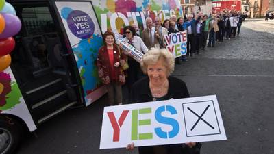 Grandparents on  Yes Equality bus take  message to  country