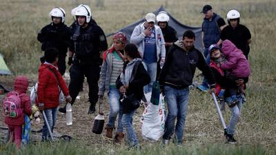 Greece starts clearing migrants from border troublespot