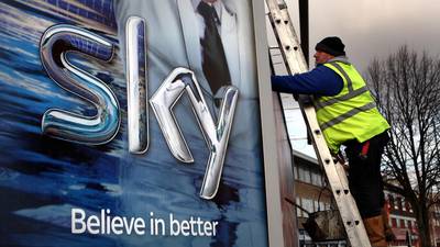 Sky pursues Eir and Virgin with launch of high-speed fibre broadband