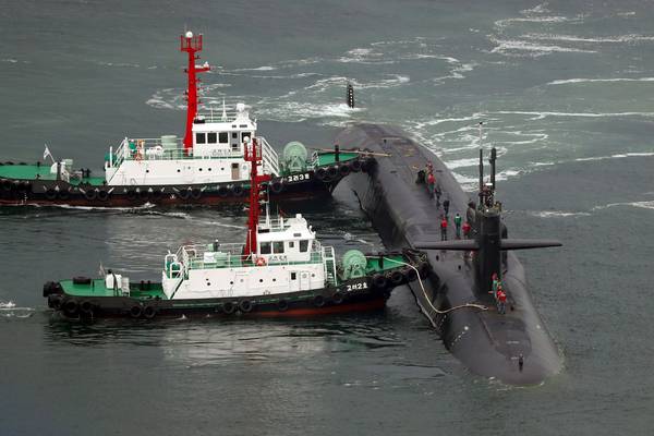 Tensions rise as US sends nuclear submarine to South Korean port
