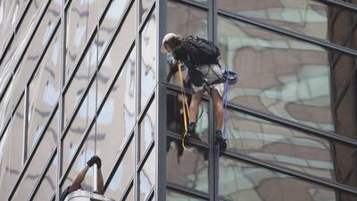 Trump Tower climber latest stunt to target New York’s buildings