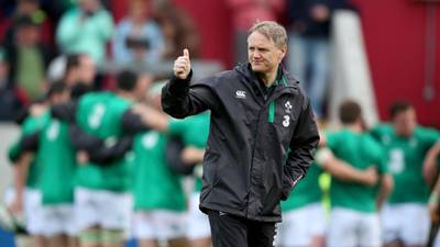 Joe Schmidt looks for advice as he tries to decide  World Cup squad