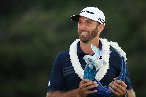 Dustin Johnson begins 2018 with emphatic win in Hawaii