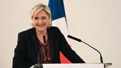 French election: Marine Le Pen attempts global outreach