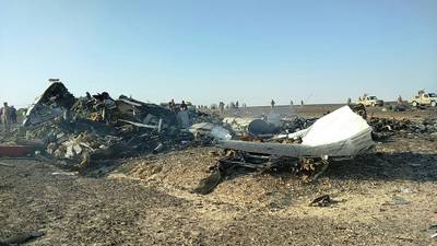 Russian plane crash: Aircraft broke up in the air, says official
