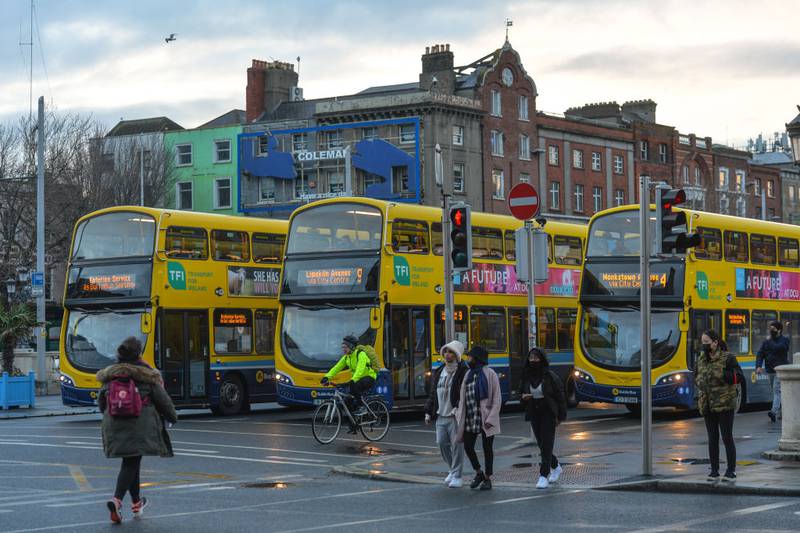 Dublin Bus complains it is held to higher punctuality standard than rail services