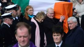 Chopper gives ‘top cover’ to Capt Dara Fitzpatrick at emotional farewell