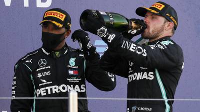 Valtteri Bottas wins Russian GP after Lewis Hamilton’s penalty