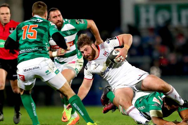 Unconvincing Ulster scramble a victory over Benetton