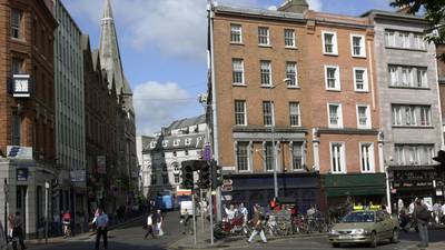 Man dies after being found unconscious on Dublin city centre street