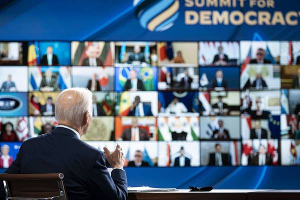 Biden plans $424m initiative to support democracy around world