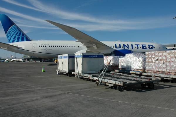 United Airlines launches Dublin-Washington cargo flights