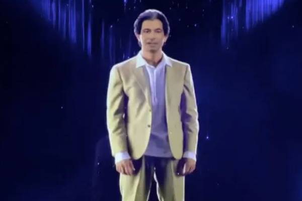 Kim Kardashian’s father appears in hologram for birthday present