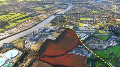Drogheda land bank with potential for logistics hub for €4m