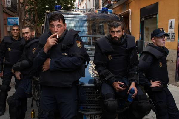Spanish cop show draws acclaim and anger for portrayal of riot police