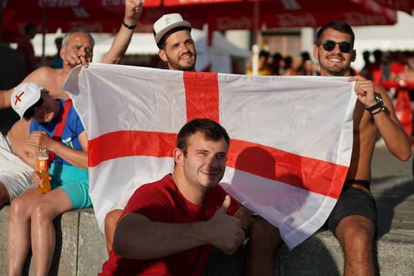 England fans dash to Russia as tickets remain on sale
