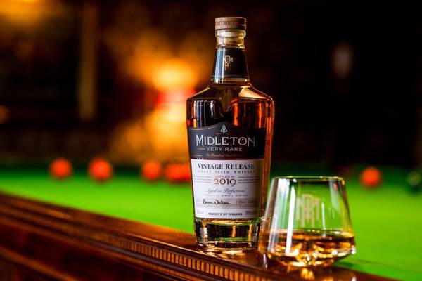 €180 Irish whiskey goes on sale this month