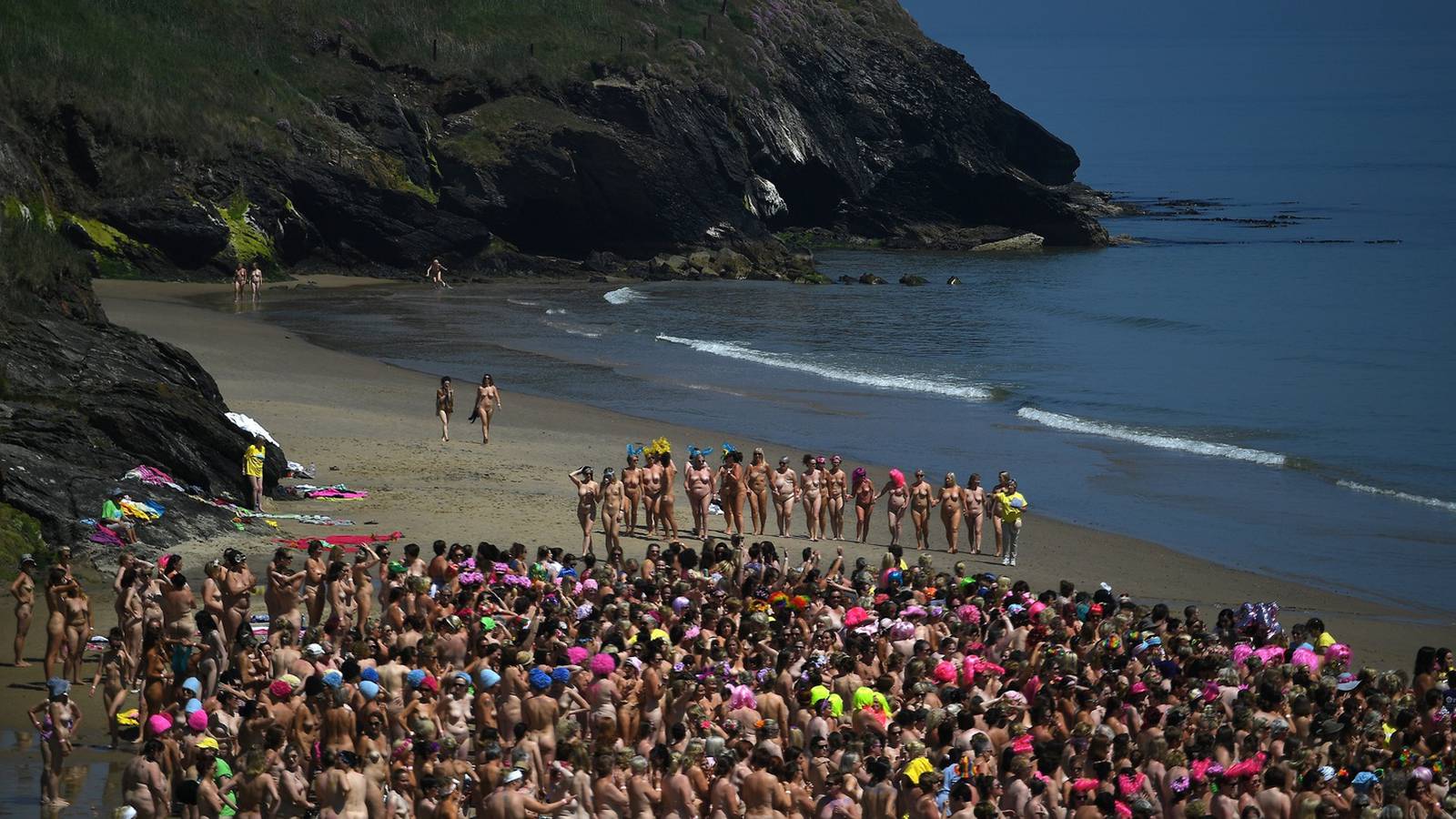 Women Break Guinness World Record For Largest Skinny Dip The Irish Times