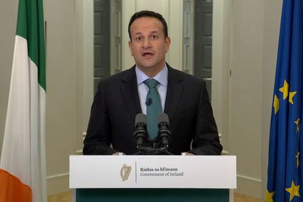 Varadkar admits he expected Ireland’s first lockdown to last only six weeks