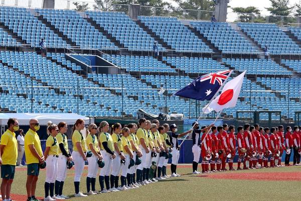 Japan win softball opener as Games ‘of hope’ begin