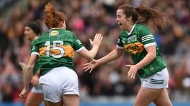 Dwyer and Ní Mhuircheartaigh combine for 2-8 to power Kerry into All-Ireland quarter-finals