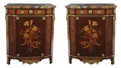 Top lot at Sheppard’s: a pair of French cabinets, expected to sell for €180,000