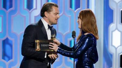 Golden Globes: Brie Larson, Leonardo DiCaprio win big