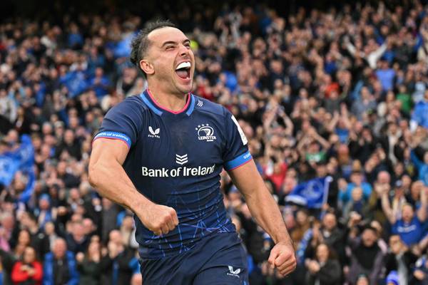 Leinster fall over the line as they let things slip after  James Lowe’s hat-trick