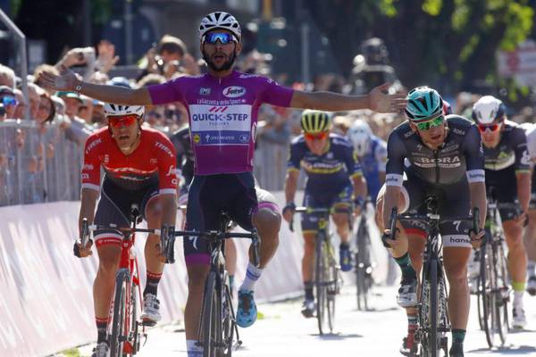 Bennett just misses out on win as Gaviria triumphs again