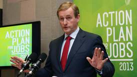 Taoiseach says jobless rate will be below 10% by next election