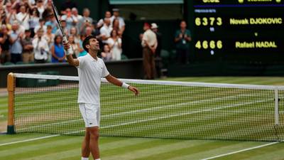 Wimbledon: Djokovic holds nerve to see off great rival Nadal