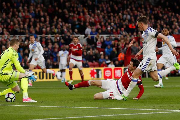 De Roon decides derby of the doomed in  Middlesbrough’s favour