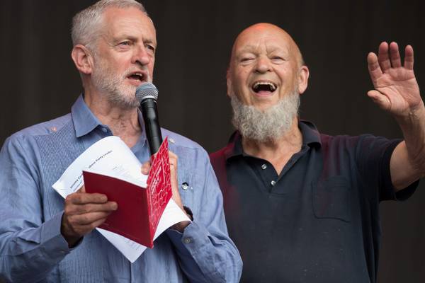 Corbyn urges end to people ‘living on margins’ in Glastonbury speech