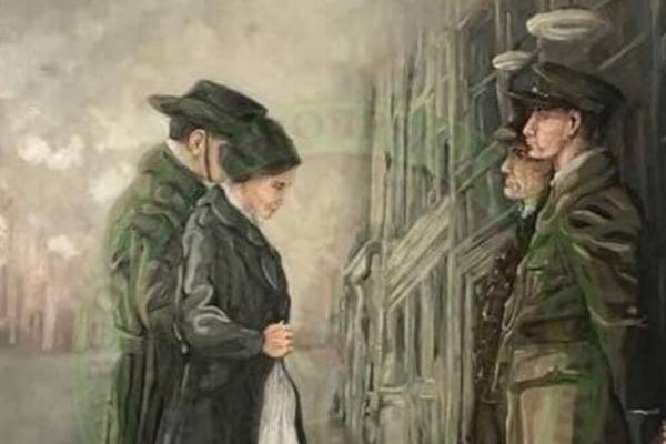 Painting of famous 1916 Rising photograph to hang in the Seanad