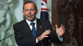 Australia’s Tony Abbott filmed drinking beer in seconds