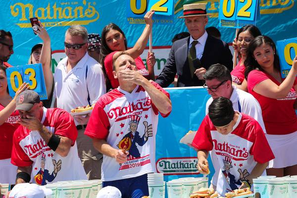 Starved sports fans to get feast of competitive eating in the US