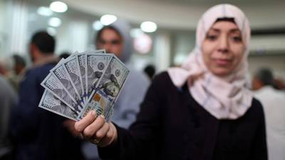 Gaza takes receipt of €13m in suitcases