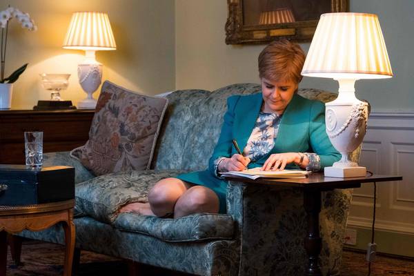 Sturgeon demands independence vote in letter to May