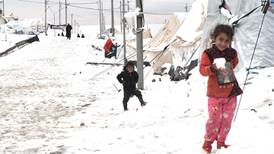 ‘Will we make it?’: Syrian Kurds in refugee camp face their bleakest winter