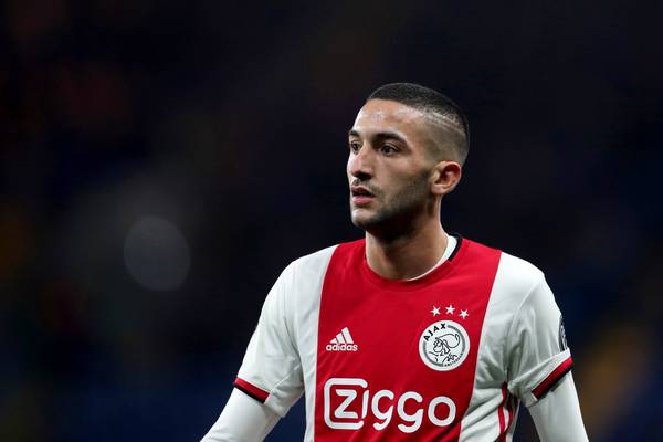 Chelsea close to completing €46.5m deal for Ajax’s Hakim Ziyech