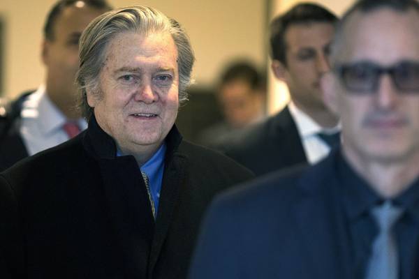 Bannon ‘refuses to answer’ questions in Russia investigation