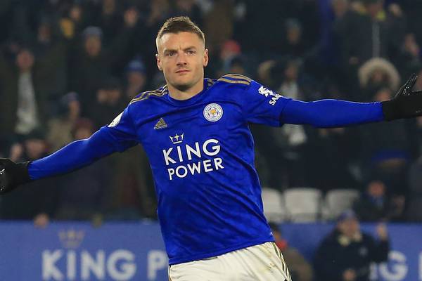 Leicester win seventh league game in a row as Vardy and Maddison strike