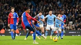 Crystal Palace claim draw at Man City after stoppage-time penalty